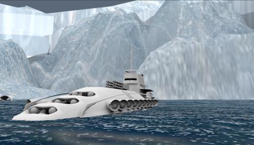 White Submarine preview image